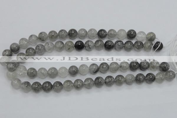 CCQ53 15.5 inches 12mm round cloudy quartz beads wholesale