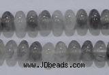 CCQ68 15.5 inches 6*10mm rondelle cloudy quartz beads wholesale