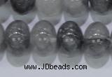 CCQ72 15.5 inches 13*18mm rondelle cloudy quartz beads wholesale