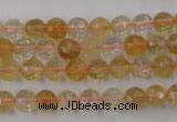 CCR152 15.5 inches 7mm faceted round natural citrine gemstone beads