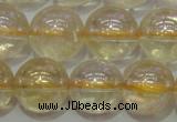 CCR303 15.5 inches 10mm round AB-color natural citrine beads