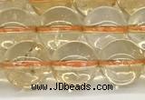 CCR347 15.5 inches 10mm round natural citrine beads wholesale