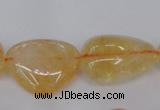 CCR350 15.5 inches 13*18mm - 20*25mm freeform natural citrine beads