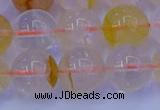 CCR365 15.5 inches 14mm round citrine beads wholesale