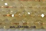 CCR396 15 inches 4*5mm faceted rondelle citrine beads