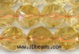 CCR418 15 inches 12mm faceted nuggets citrine beads