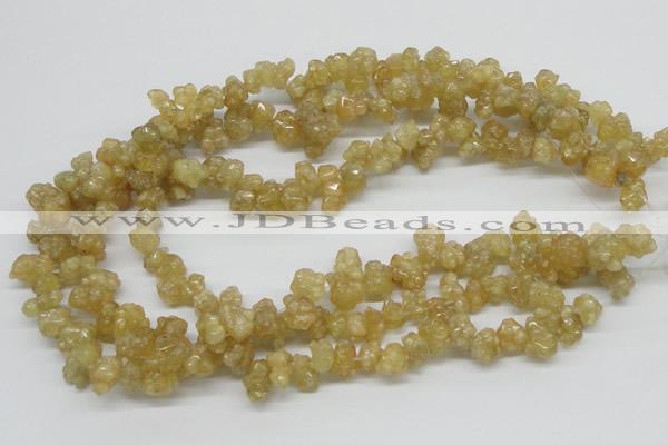 CCR85 15.5 inches 12mm chip citrine gemstone beads wholesale