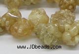 CCR86 15.5 inches 14mm chip citrine gemstone beads wholesale