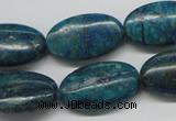 CCS167 15.5 inches 15*25mm oval dyed chrysocolla gemstone beads