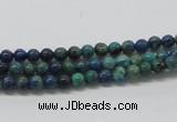 CCS50 16 inches 4mm round dyed chrysocolla gemstone beads wholesale