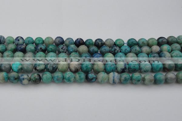 CCS513 15.5 inches 10mm round natural chrysocolla gemstone beads