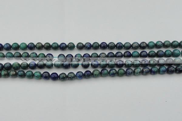 CCS521 15.5 inches 6mm round dyed chrysocolla gemstone beads