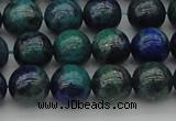 CCS524 15.5 inches 12mm round dyed chrysocolla gemstone beads