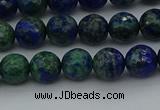 CCS532 15.5 inches 8mm faceted round dyed chrysocolla beads