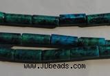 CCS624 15.5 inches 5*13mm tube dyed chrysocolla gemstone beads