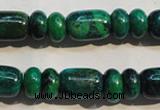 CCS645 15.5 inches 5*10mm rondelle & 10*14mm drum dyed chrysocolla beads