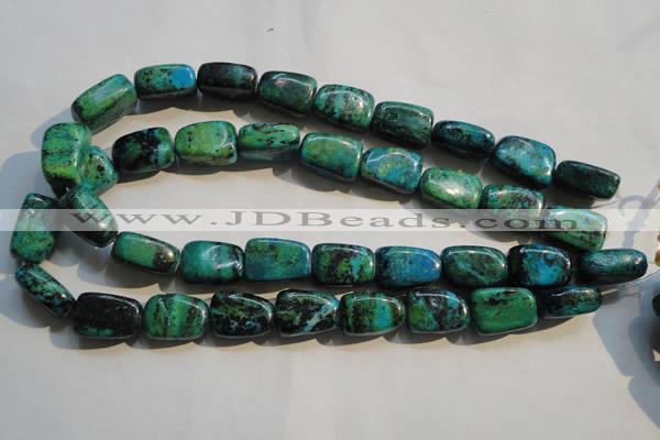 CCS648 15.5 inches 14*20mm nuggets dyed chrysocolla gemstone beads