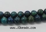 CCS70 15.5 inches 10mm round dyed chrysocolla gemstone beads