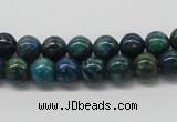 CCS72 15.5 inches 14mm round dyed chrysocolla gemstone beads