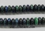 CCS73 15.5 inches 5*8mm rondelle dyed chrysocolla gemstone beads