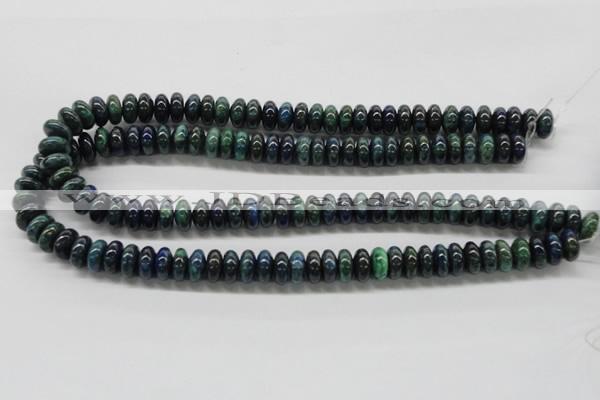 CCS74 15.5 inches 6*10mm rondelle dyed chrysocolla gemstone beads