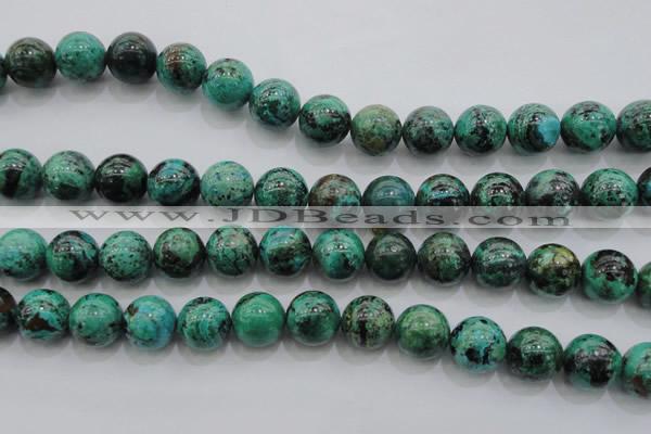 CCS802 15.5 inches 8mm round natural Chinese chrysocolla beads