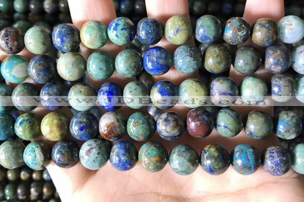 CCS878 15.5 inches 10mm round natural chrysocolla beads wholesale