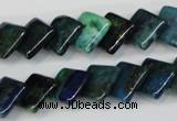 CCS88 15.5 inches 12*12mm diamond dyed chrysocolla gemstone beads