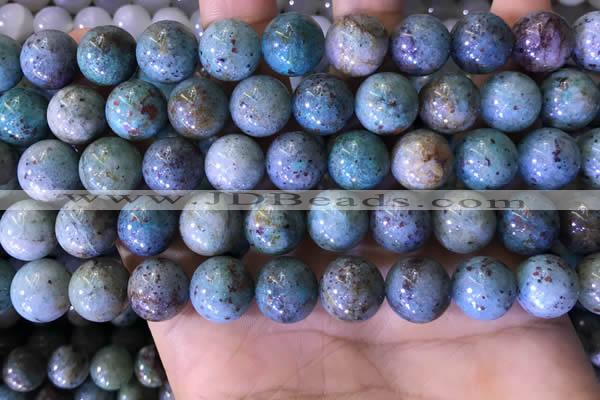 CCS891 15 inches 12mm round natural chrysocolla beads wholesale