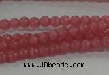 CCT1105 15 inches 2mm round tiny cats eye beads wholesale