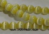 CCT1207 15 inches 4mm round cats eye beads wholesale