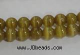 CCT1212 15 inches 4mm round cats eye beads wholesale