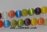 CCT1213 15 inches 4mm round cats eye beads wholesale