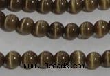 CCT1215 15 inches 4mm round cats eye beads wholesale