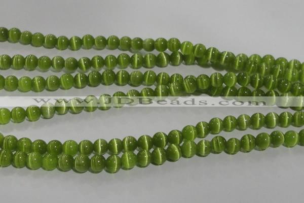 CCT1223 15 inches 4mm round cats eye beads wholesale