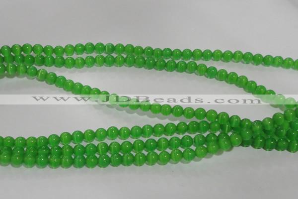 CCT1225 15 inches 4mm round cats eye beads wholesale