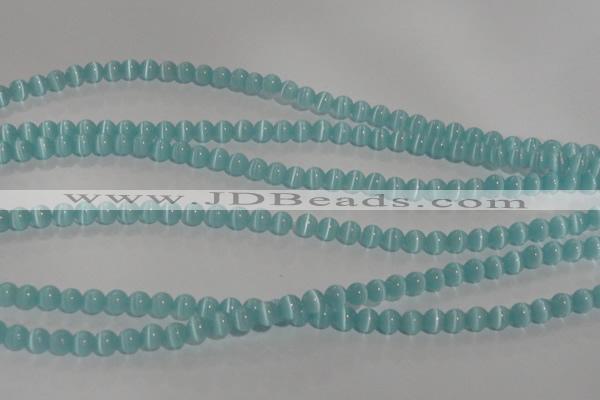 CCT1227 15 inches 4mm round cats eye beads wholesale