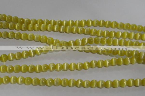 CCT1273 15 inches 5mm round cats eye beads wholesale