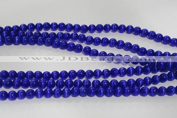 CCT1289 15 inches 5mm round cats eye beads wholesale