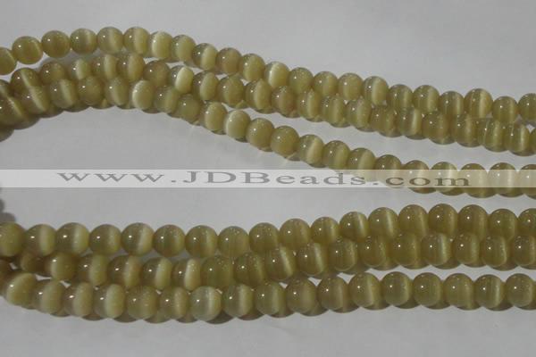 CCT1329 15 inches 6mm round cats eye beads wholesale