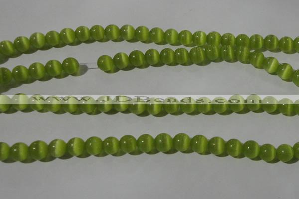 CCT1347 15 inches 6mm round cats eye beads wholesale