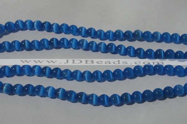 CCT1353 15 inches 6mm round cats eye beads wholesale