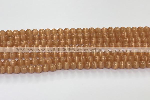 CCT1424 15 inches 4mm, 6mm round cats eye beads