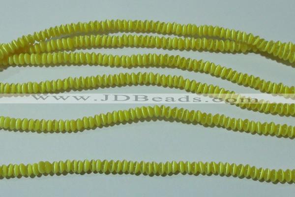 CCT213 15 inches 2*4mm rondelle cats eye beads wholesale