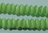 CCT242 15 inches 3*6mm rondelle cats eye beads wholesale