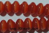 CCT275 15 inches 5*8mm rondelle cats eye beads wholesale