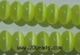 CCT276 15 inches 5*8mm rondelle cats eye beads wholesale