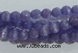 CCT322 15 inches 4mm faceted round cats eye beads wholesale