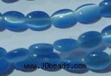 CCT612 15 inches 4*6mm oval cats eye beads wholesale