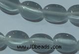 CCT631 15 inches 6*8mm oval cats eye beads wholesale